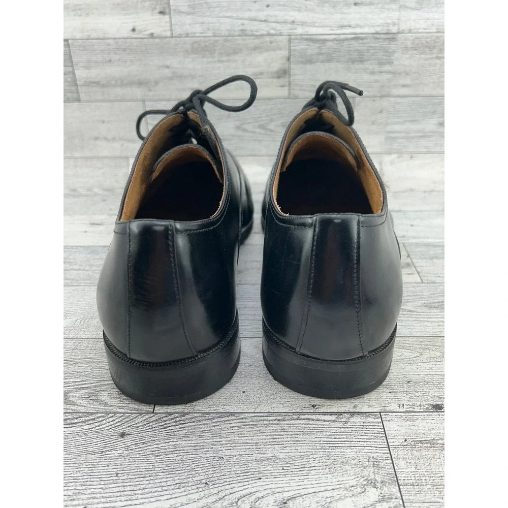 Florsheim Men Black Leather Cap‎ Toe Oxford Dress Shoes 11339-001 Size 9D